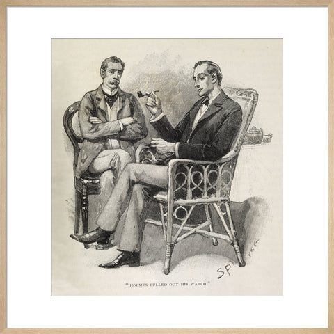 Sherlock Holmes Illustration from the Strand Magazine1893