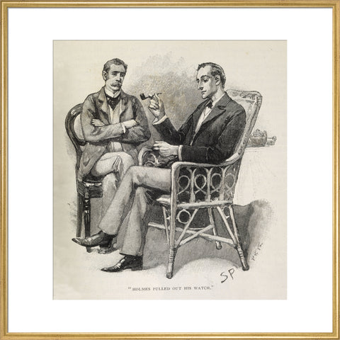 Sherlock Holmes Illustration from the Strand Magazine1893