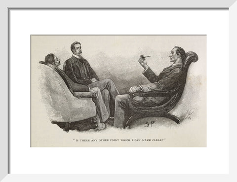 Sherlock Holmes. Illustration from the Strand Magazine 1893