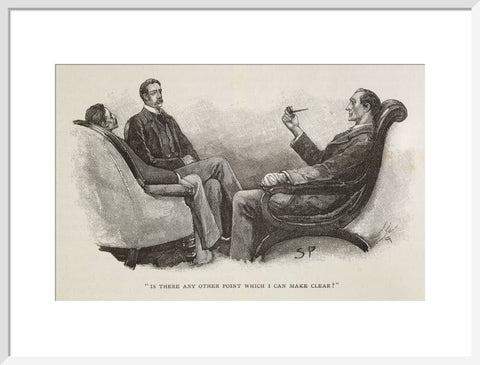 Sherlock Holmes. Illustration from the Strand Magazine 1893