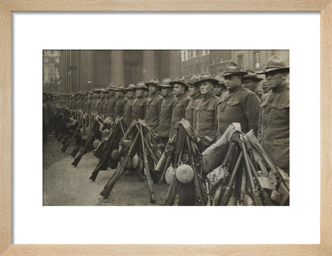 The first American contingent of the war 1917