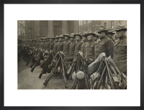 The first American contingent of the war 1917