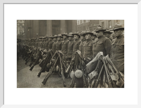 The first American contingent of the war 1917