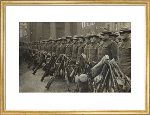 The first American contingent of the war 1917