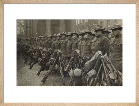 The first American contingent of the war 1917