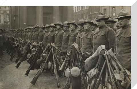 The first American contingent of the war 1917