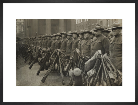 The first American contingent of the war 1917