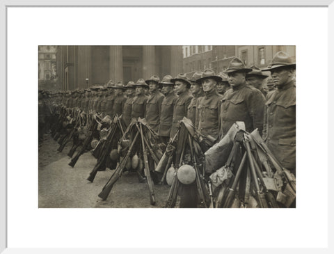 The first American contingent of the war 1917