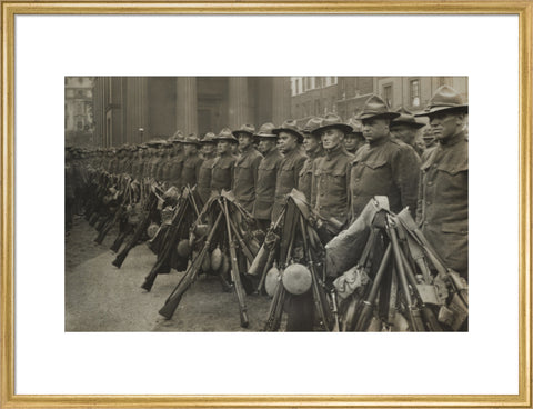 The first American contingent of the war 1917