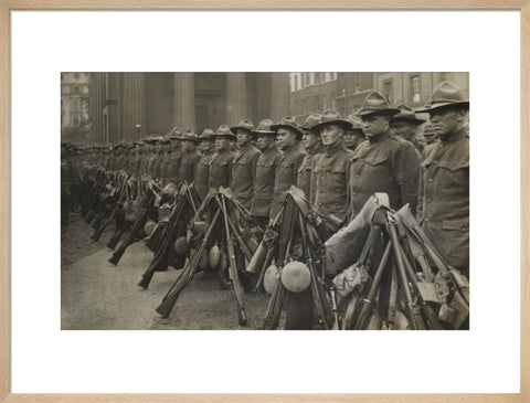 The first American contingent of the war 1917