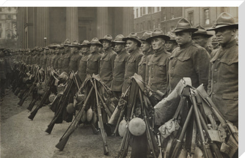 The first American contingent of the war 1917