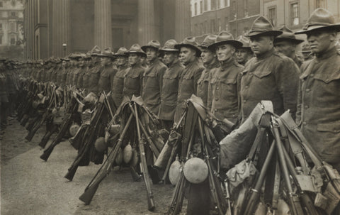 The first American contingent of the war 1917