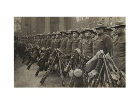 The first American contingent of the war 1917