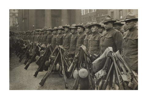 The first American contingent of the war 1917