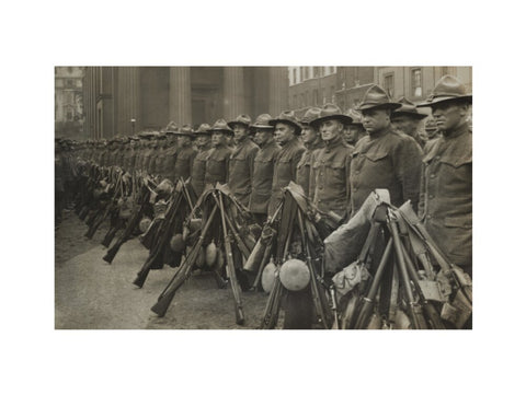 The first American contingent of the war 1917