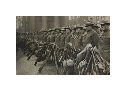 The first American contingent of the war 1917