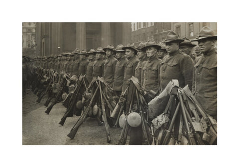 The first American contingent of the war 1917