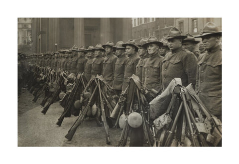 The first American contingent of the war 1917