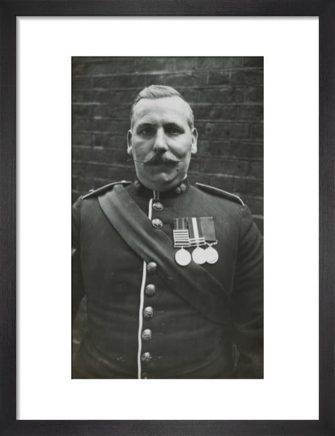 Sergeant Major wearing medals c.1913