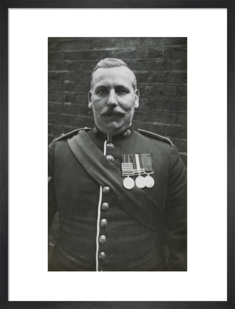 Sergeant Major wearing medals c.1913