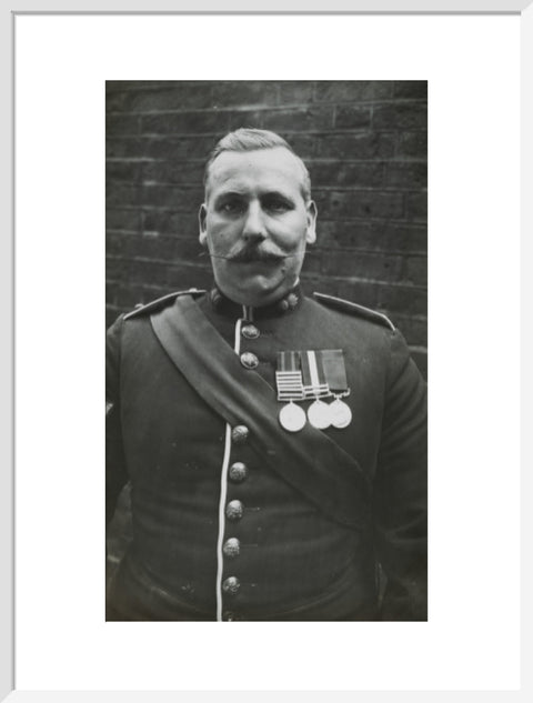 Sergeant Major wearing medals c.1913