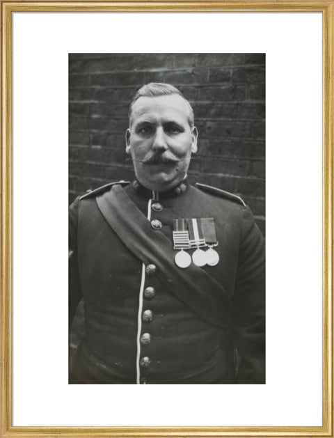 Sergeant Major wearing medals c.1913