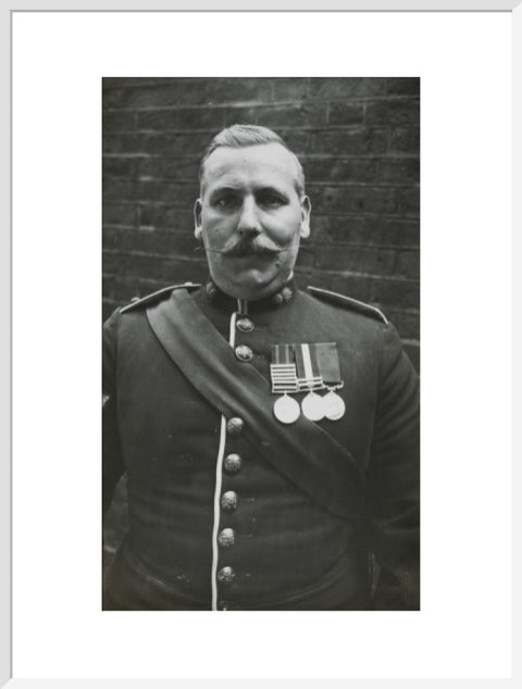 Sergeant Major wearing medals c.1913