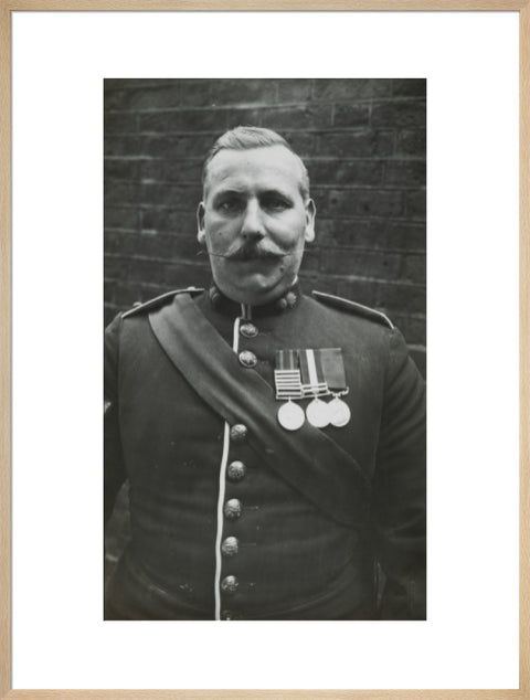 Sergeant Major wearing medals c.1913