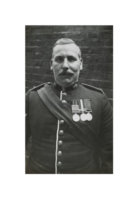 Sergeant Major wearing medals c.1913