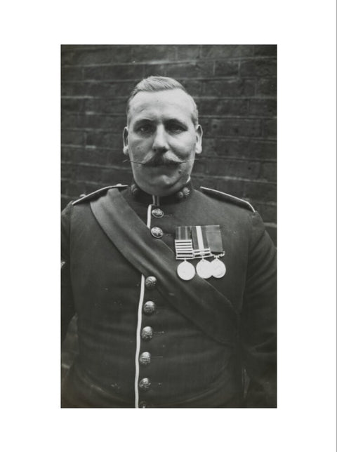 Sergeant Major wearing medals c.1913