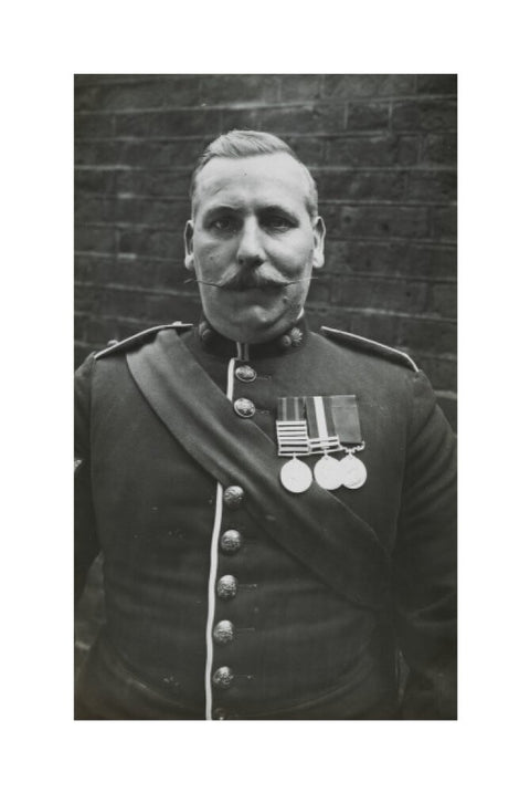 Sergeant Major wearing medals c.1913