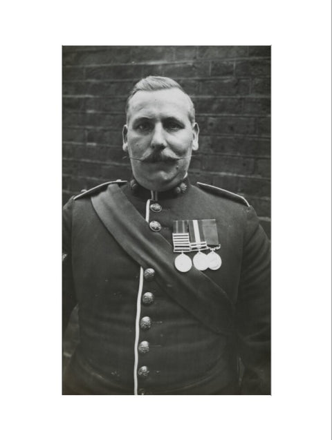 Sergeant Major wearing medals c.1913