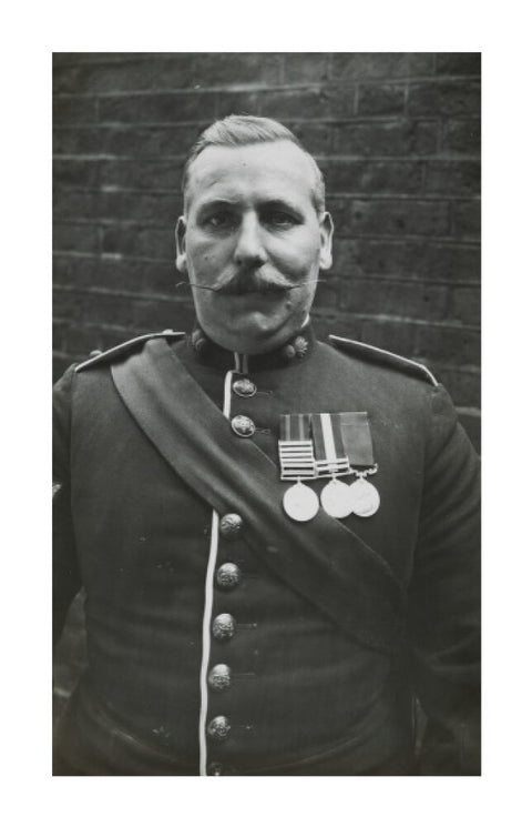 Sergeant Major wearing medals c.1913