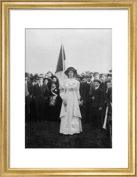 Charlotte Marsh in Hyde Park 1908