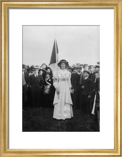 Charlotte Marsh in Hyde Park 1908
