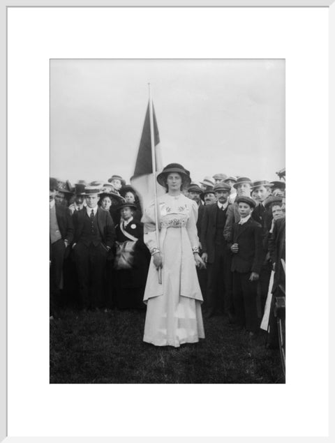 Charlotte Marsh in Hyde Park 1908