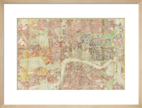 Booth Poverty Map sections 1- 50 1889