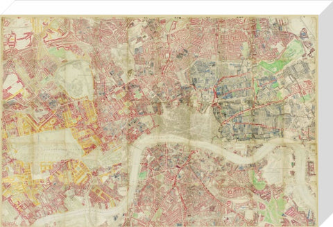 Booth Poverty Map sections 1- 50 1889