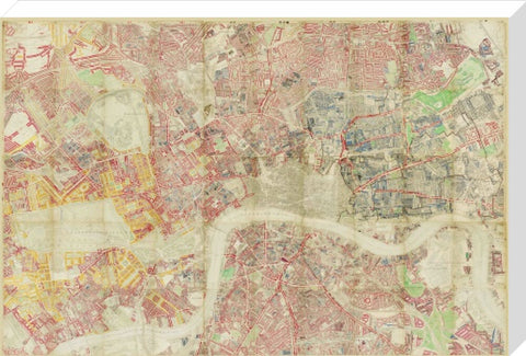 Booth Poverty Map sections 1- 50 1889