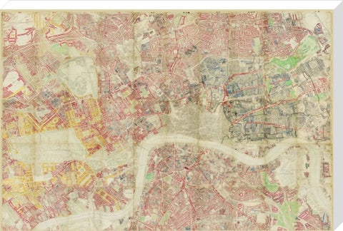 Booth Poverty Map sections 1- 50 1889