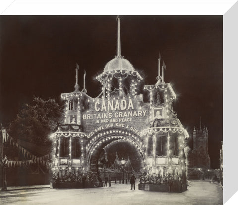 Canadian Arch' on Victoria Embankment c 1915