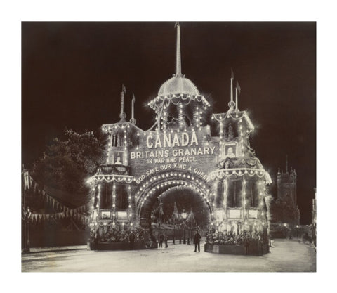 Canadian Arch' on Victoria Embankment c 1915