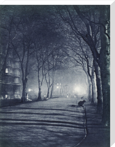 Temple Gardens at night 1934