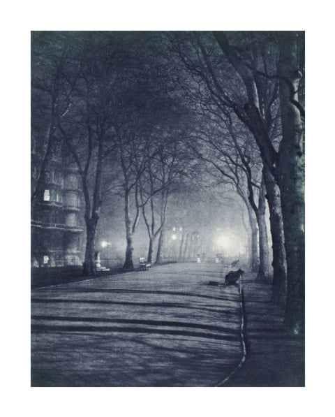 Temple Gardens at night 1934