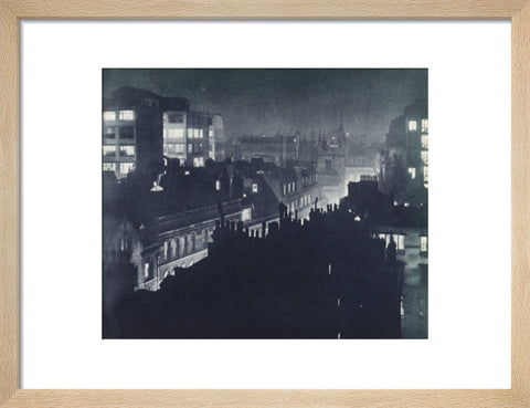 View over London at night 1934