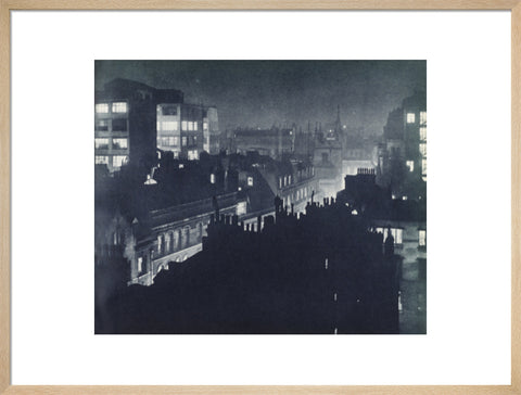 View over London at night 1934