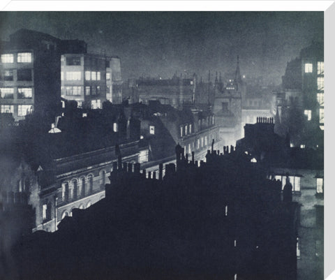 View over London at night 1934