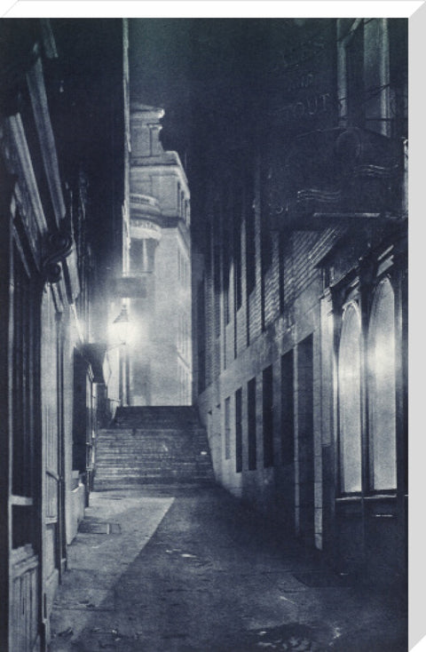 Grange Street at night 1934