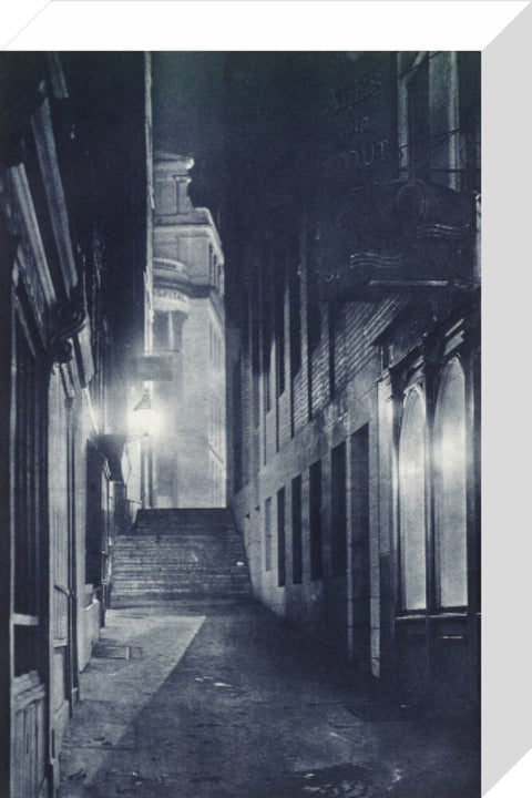 Grange Street at night 1934