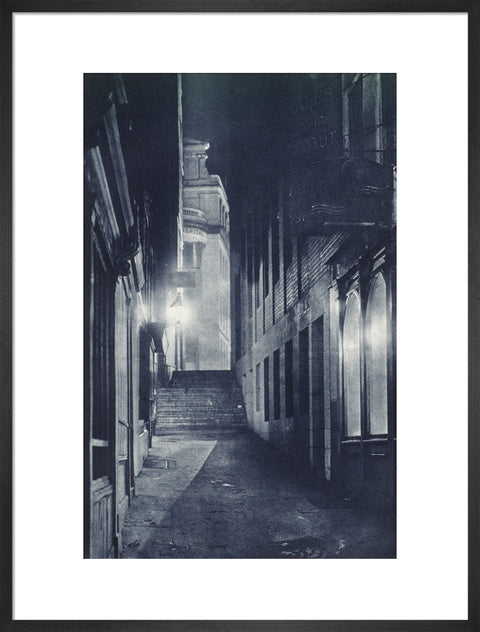 Grange Street at night 1934
